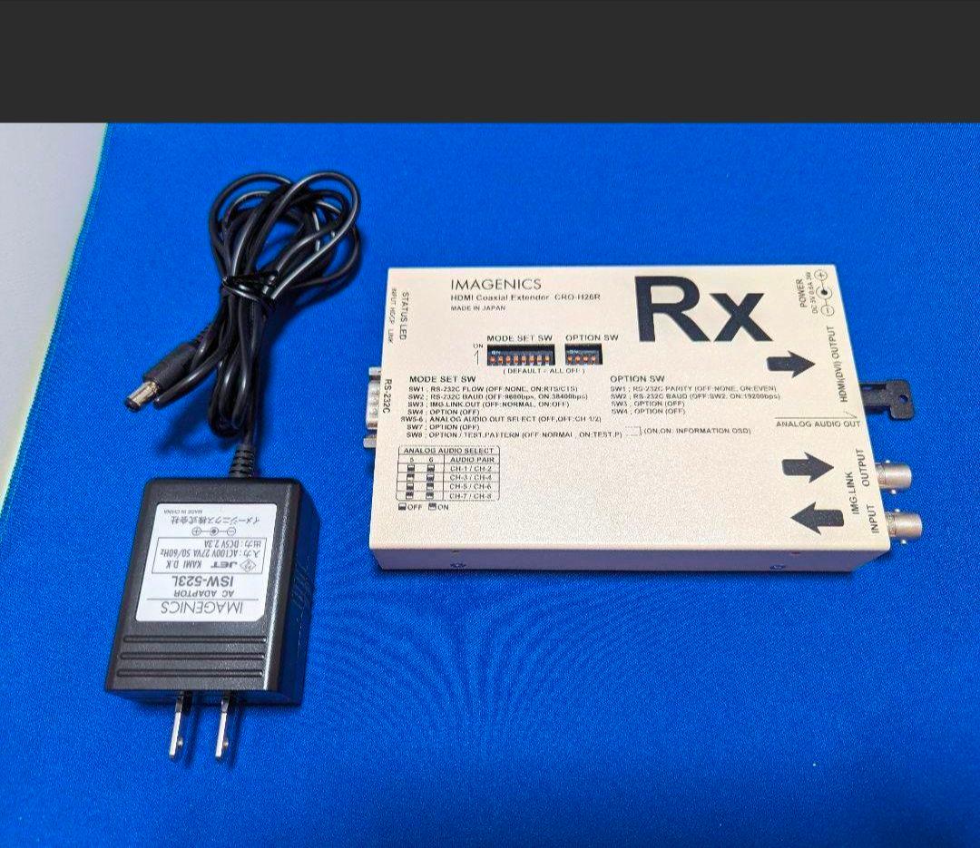 イメージニクスCRO-H26R HDMI映像音声同軸延長受信器