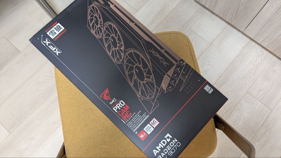 グラフィックボード・グラボ・ビデオカード XFX SWIFT RADEON RX9070 OC