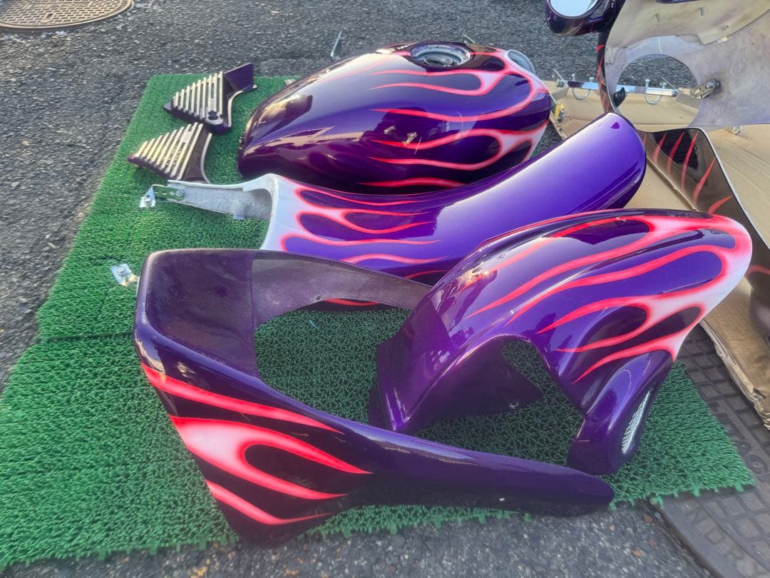 ゼファー400X 外装セット　当時物ロケットカウル　タンク　当時物フルパーツ