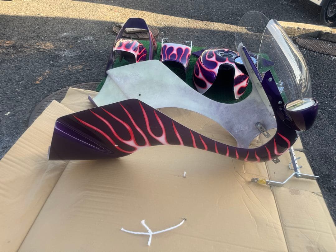 ゼファー400X 外装セット　当時物ロケットカウル　タンク　当時物フルパーツ