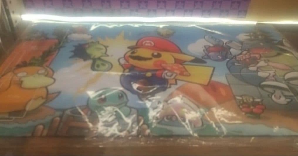 【希少】マリオピカチュウプレイマット