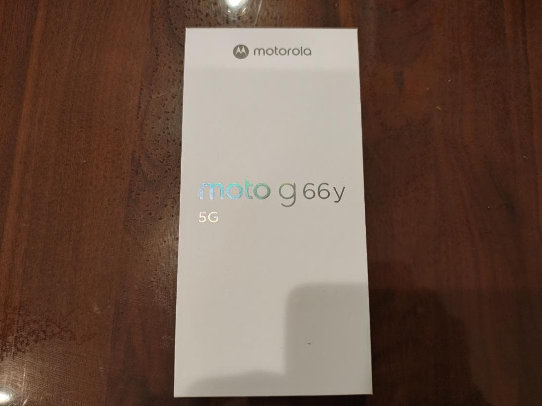 【新品未使用】moto g66y 5G グレーミスト