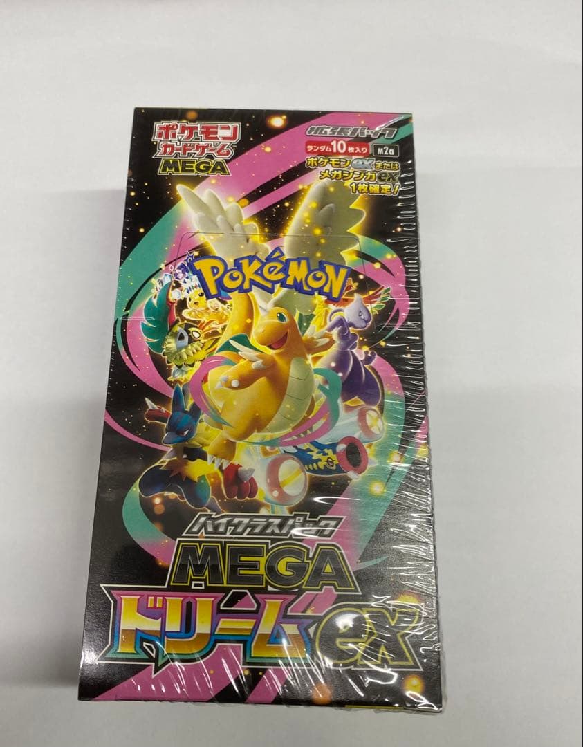 ポケモンカードゲーム MEGA ドリームEX 10パック入り,シュリンク付き