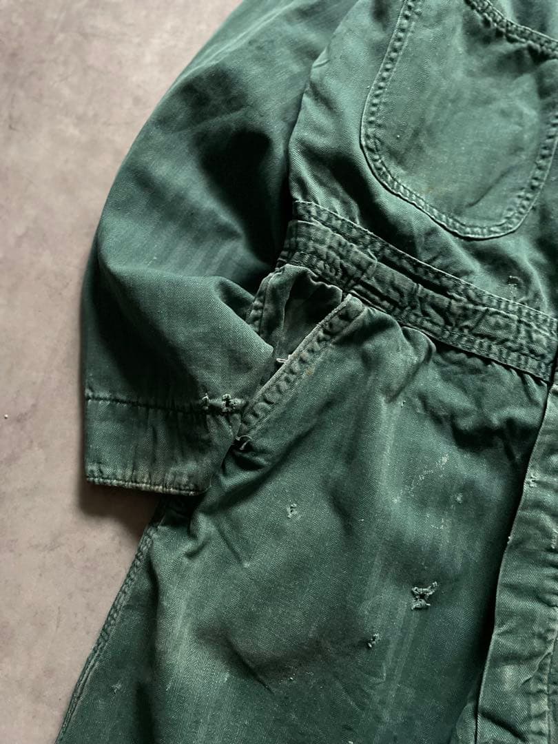さ*う様 50s US製 HBT ワーク オールインワン つなぎ カバーオール