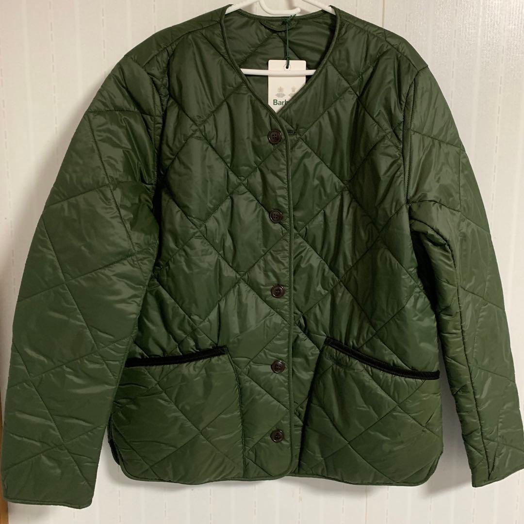 Barbour バブアー キルティングジャケット Mサイズ カーキ 緑