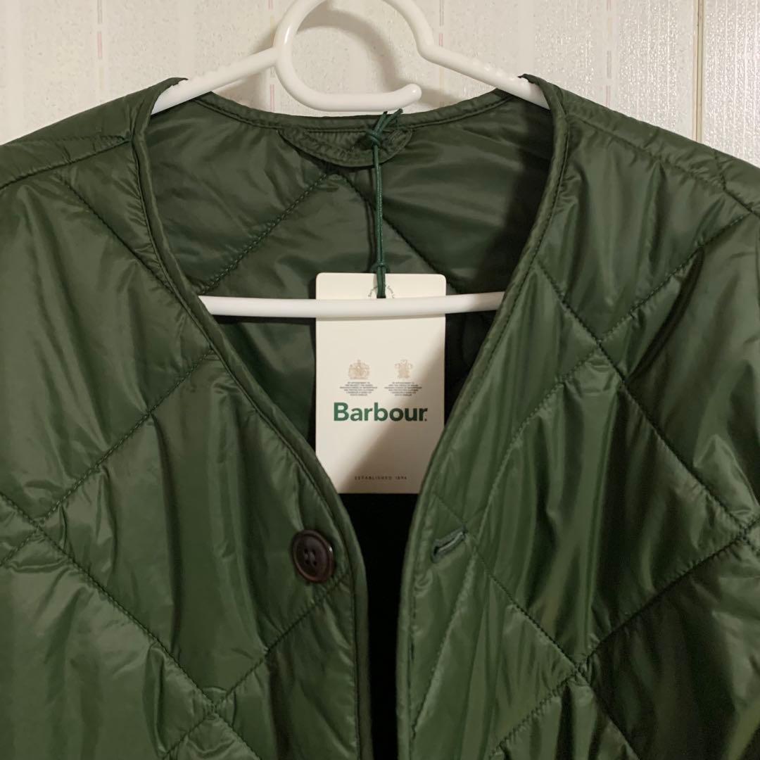 Barbour バブアー キルティングジャケット Mサイズ カーキ 緑