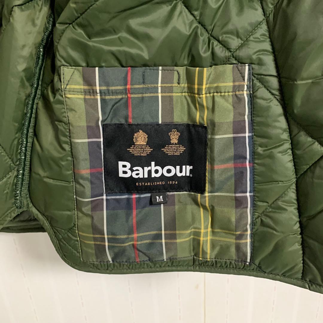 Barbour バブアー キルティングジャケット Mサイズ カーキ 緑