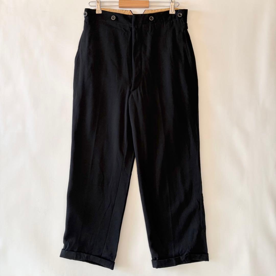 60s ヴィンテージ ユーロ ウールパンツ ビンテージ 古着 サスペンダー