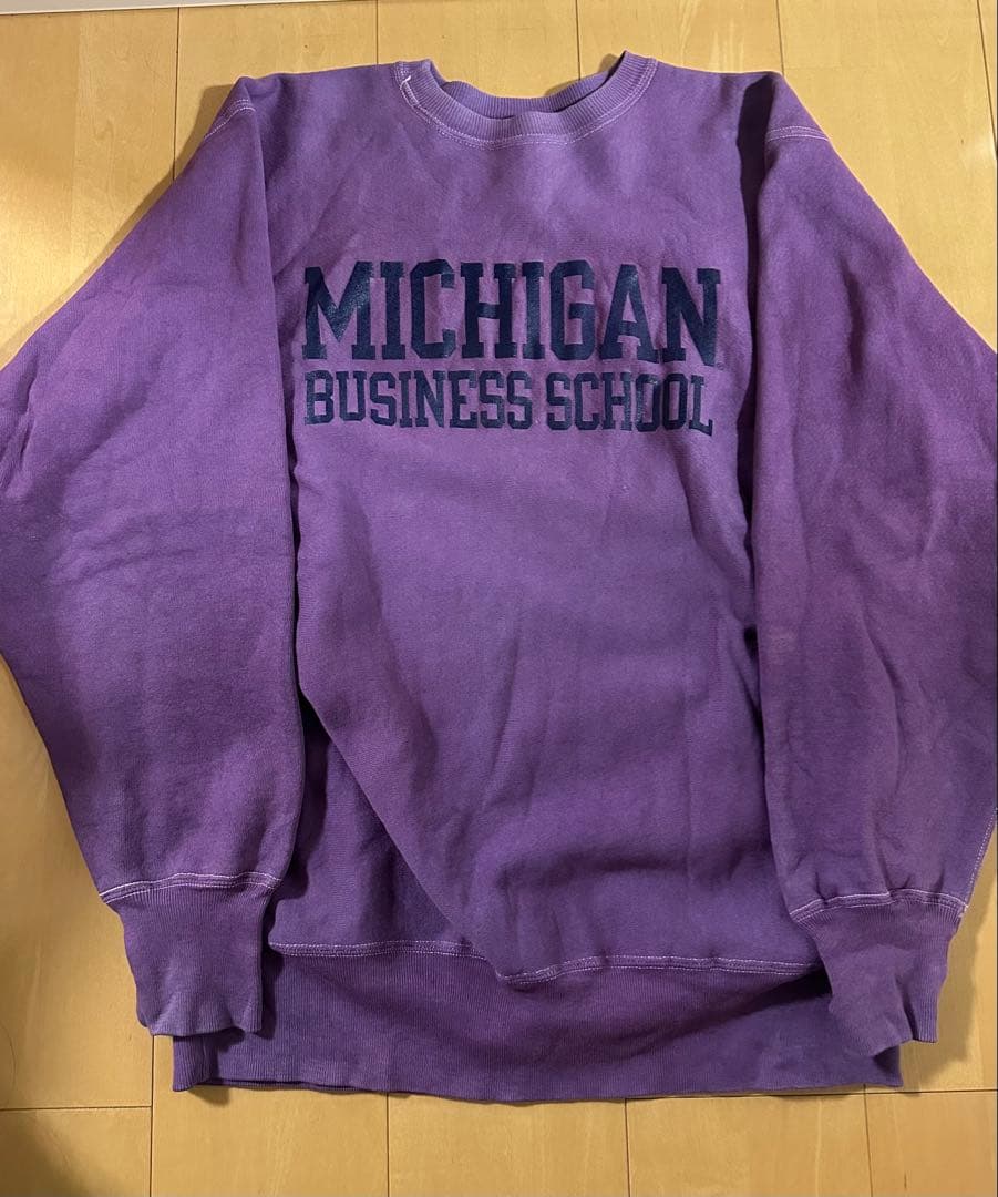 Champion リバースウィーブ　90s スウェット　パープル