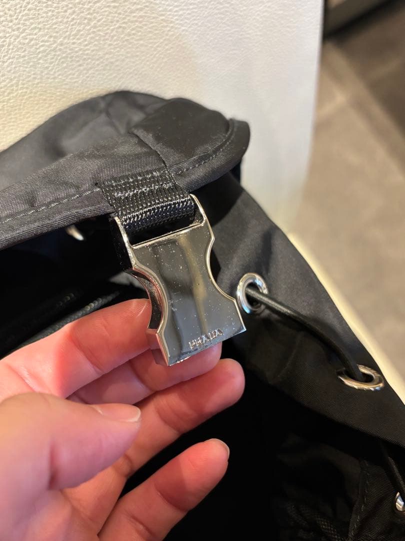 プラダ Re-Nylon xサフィアーノレザー バックパック