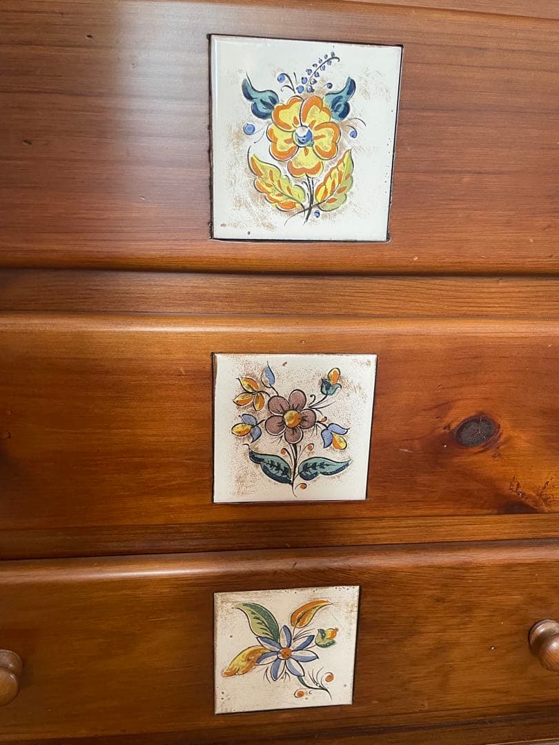 値下げ　木製　スペイン家具　ビューロー　アクタス　チェスト　デスク