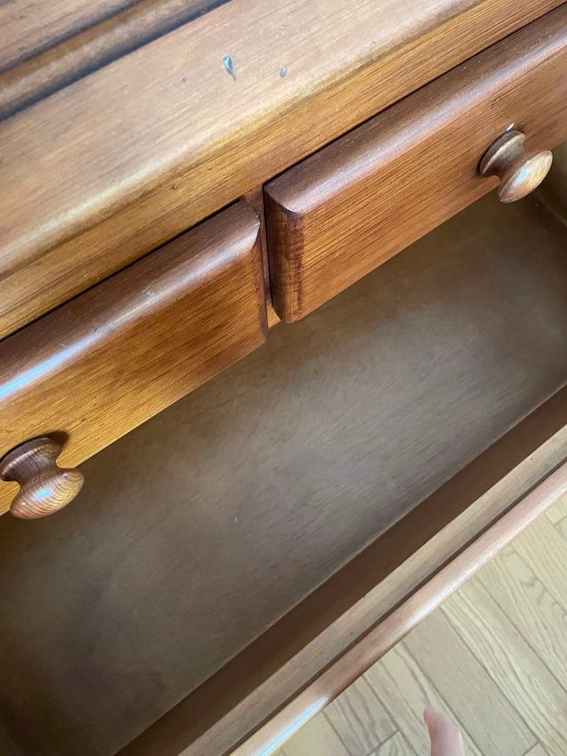 値下げ　木製　スペイン家具　ビューロー　アクタス　チェスト　デスク