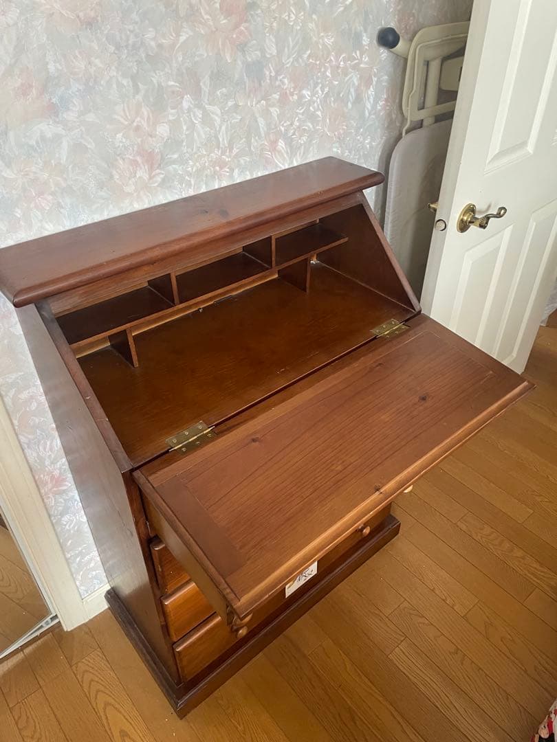 値下げ　木製　スペイン家具　ビューロー　アクタス　チェスト　デスク