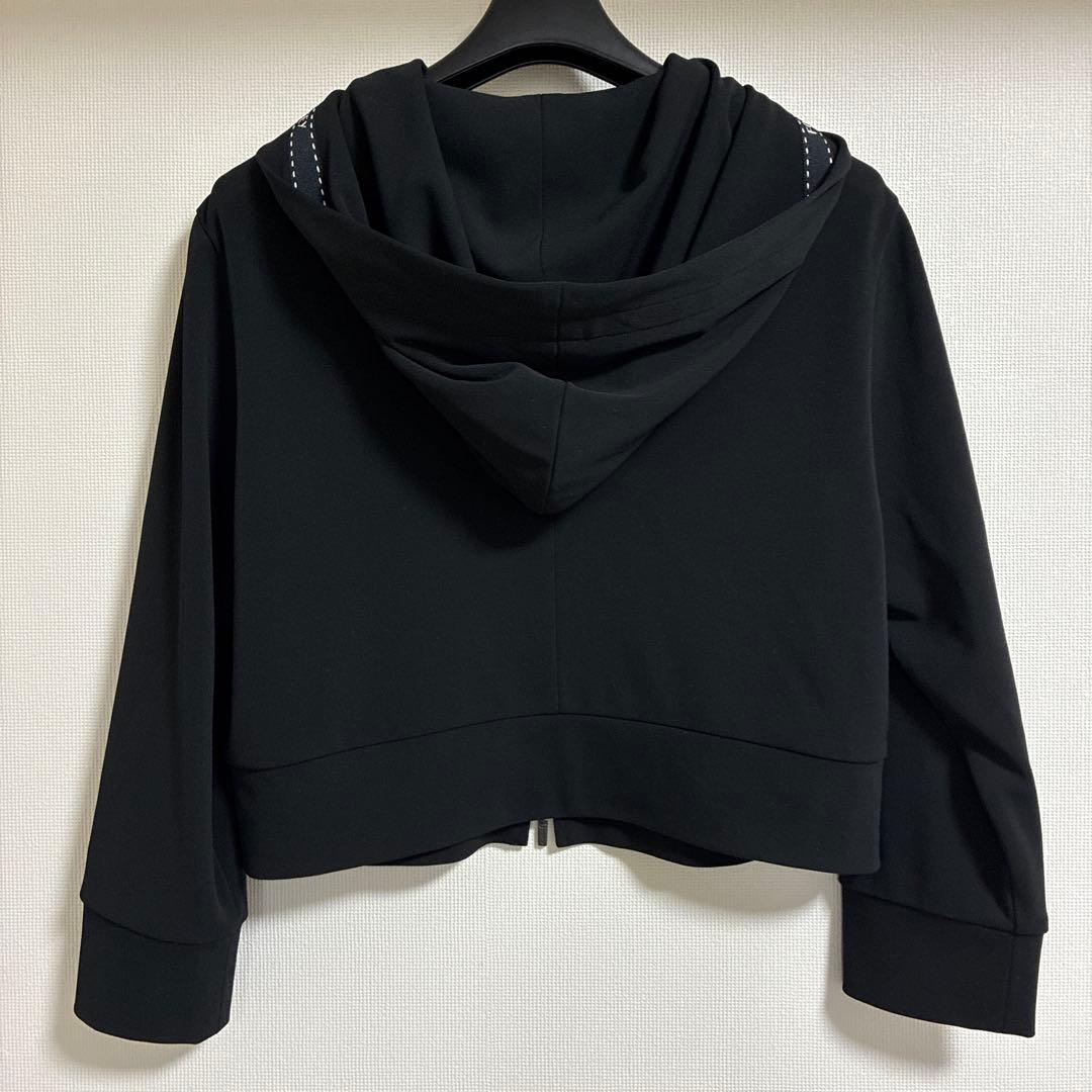 フォクシー　ロゴ入り　パーカー　サイズ38 ブラック