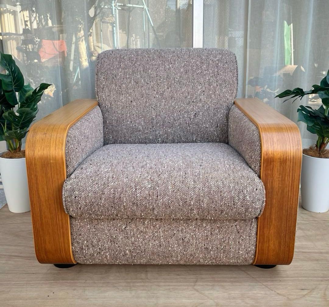 TENDO 天童木工　イージーチェア　② 1S アームチェア　シングルソファ