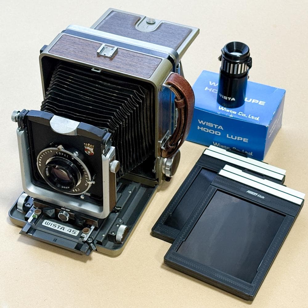 WISTA 45 NIKON105mm f3.5 専用ルーペ+フォルダセット