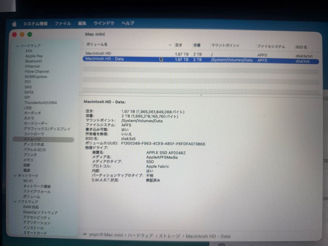 Macデスクトップ Mac mini M4 16GB RAM 2TB SSD