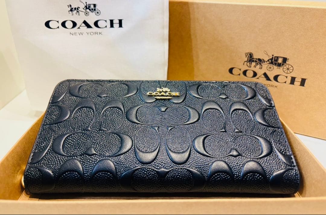 COACH コーチ　ブラック 長財布