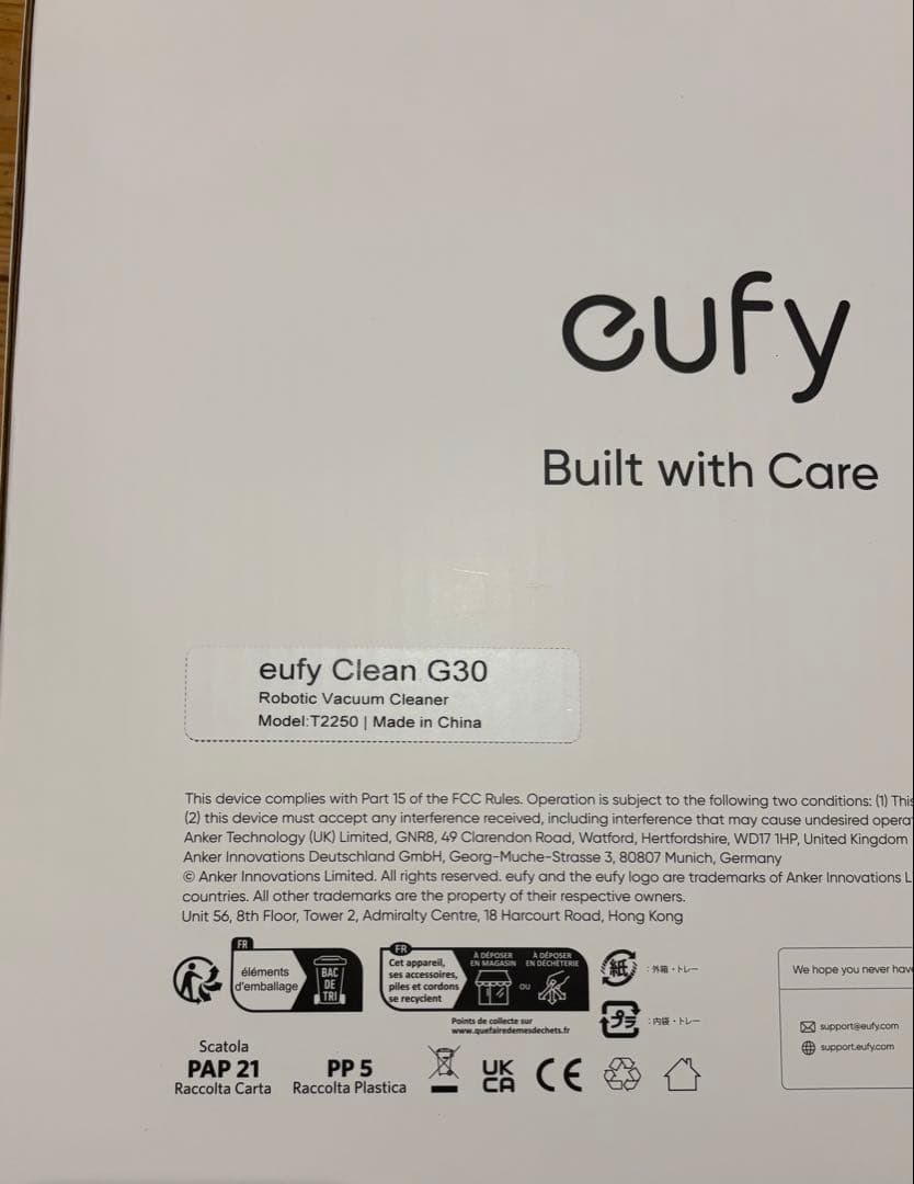 Anker Eufy (ユーフィ) G30 ロボット掃除機