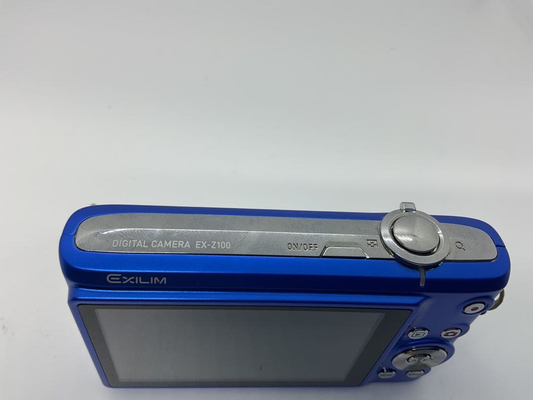 CASIO コンパクトデジタルカメラ　EXILIM EX-Z100 ブルー