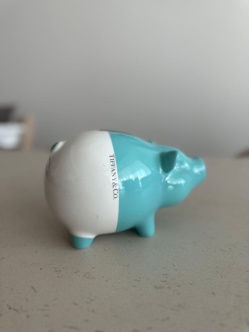 Tiffany & Co. 貯金箱 青と白