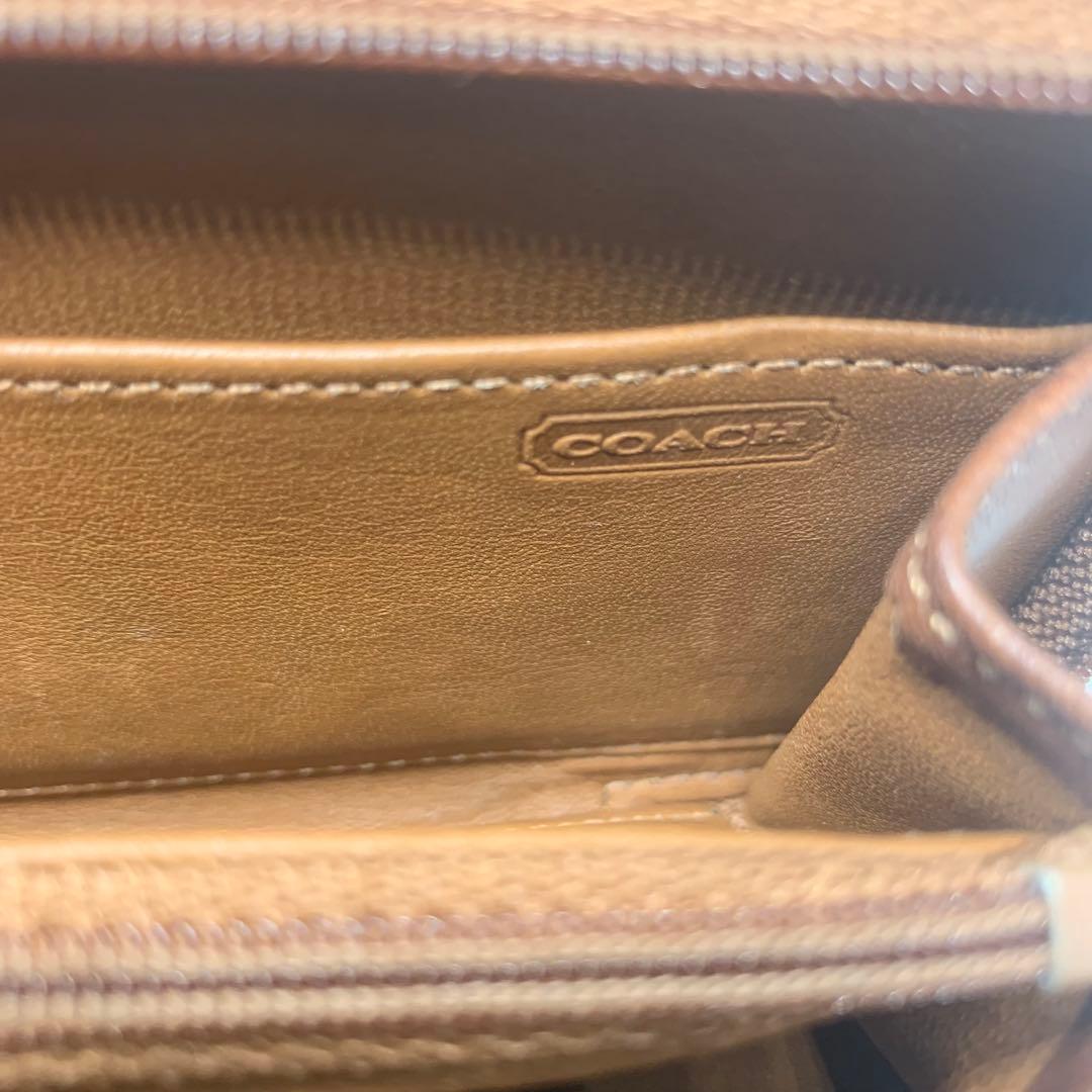 希少美品◎オールドコーチ 冊子付き ケース カードケース ラウンドジップ