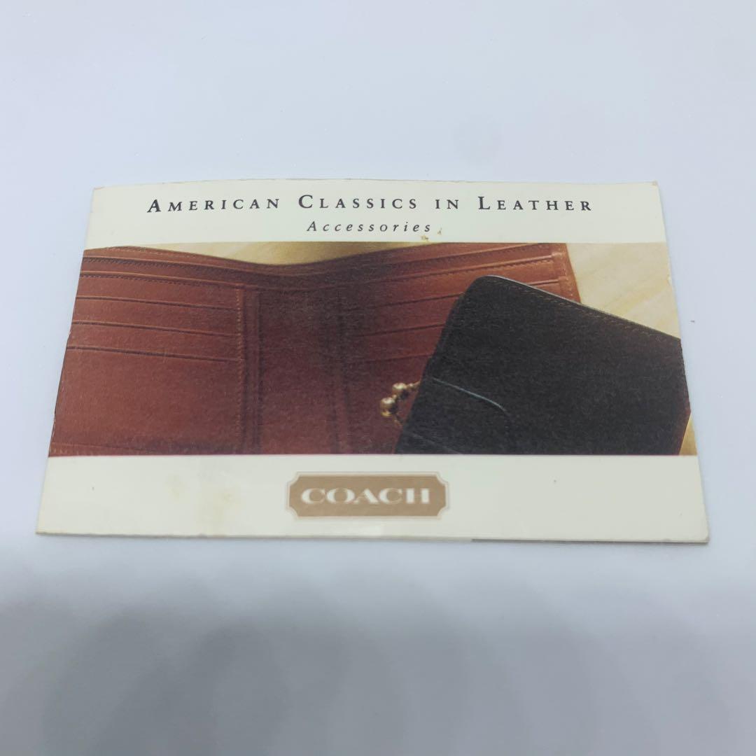 希少美品◎オールドコーチ 冊子付き ケース カードケース ラウンドジップ