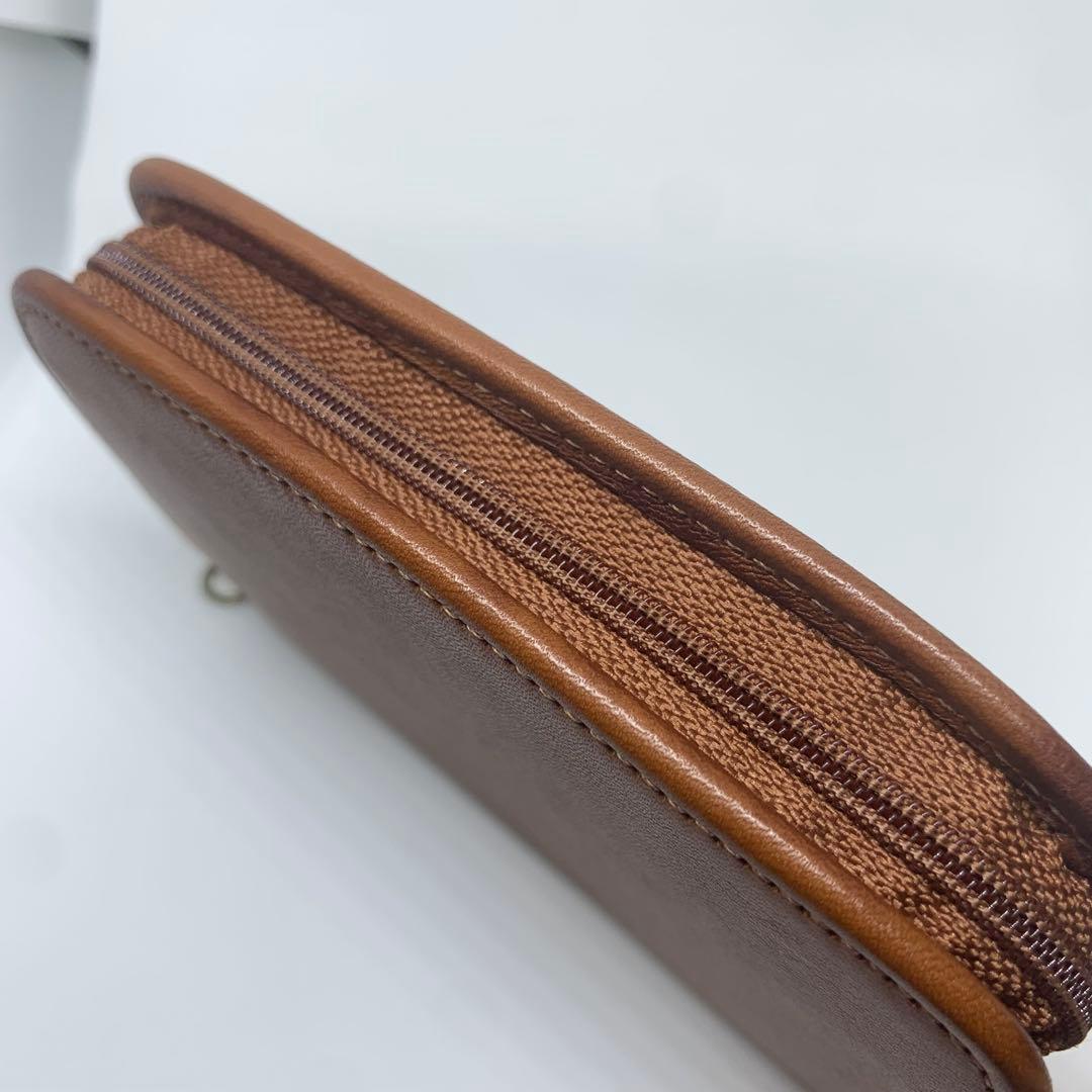 希少美品◎オールドコーチ 冊子付き ケース カードケース ラウンドジップ