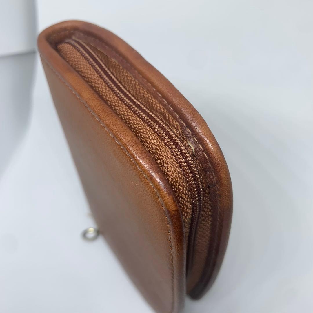 希少美品◎オールドコーチ 冊子付き ケース カードケース ラウンドジップ