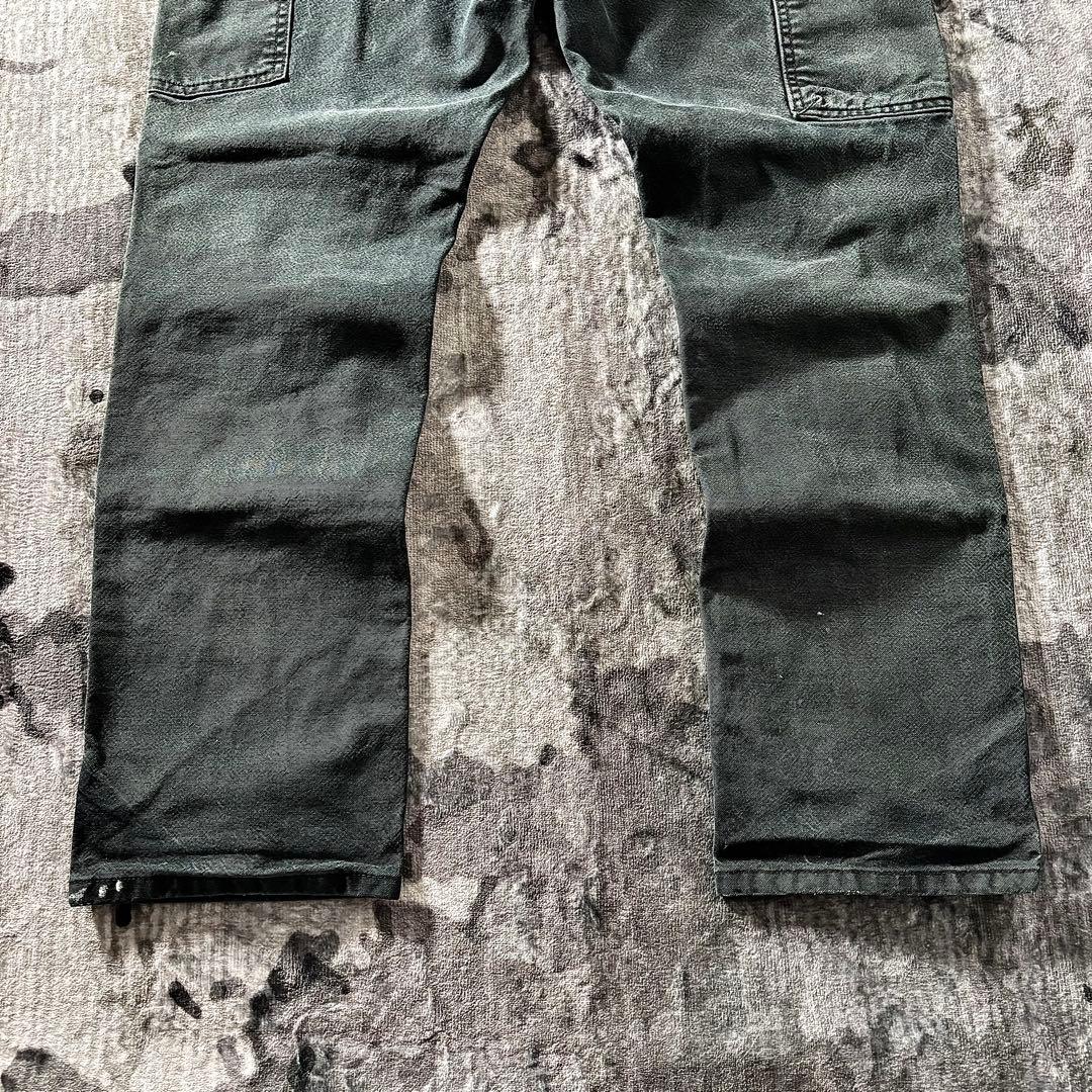 コメ欄セール！一点物 良フェード ダブルニー B134 ダック地 雰囲気系