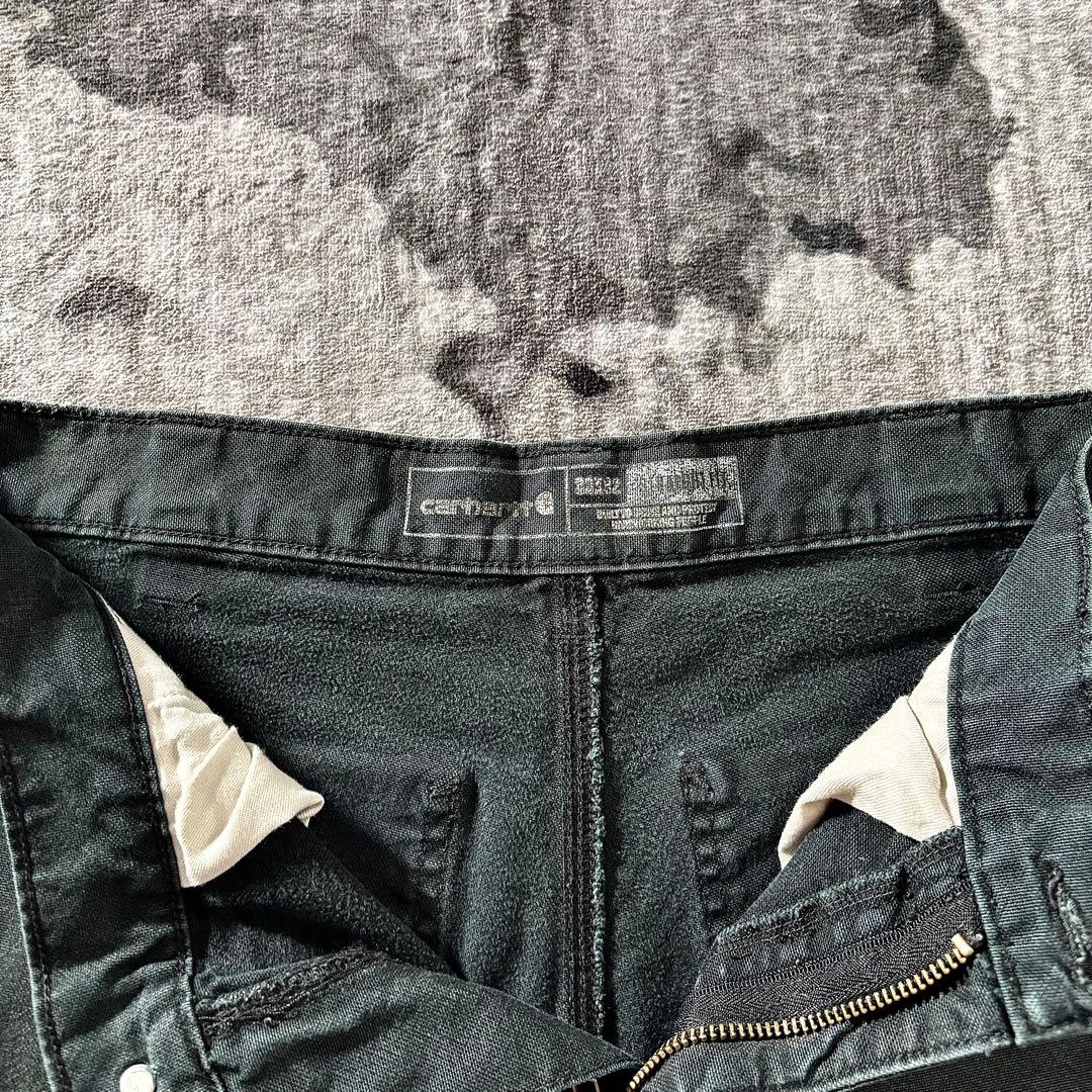 コメ欄セール！一点物 良フェード ダブルニー B134 ダック地 雰囲気系