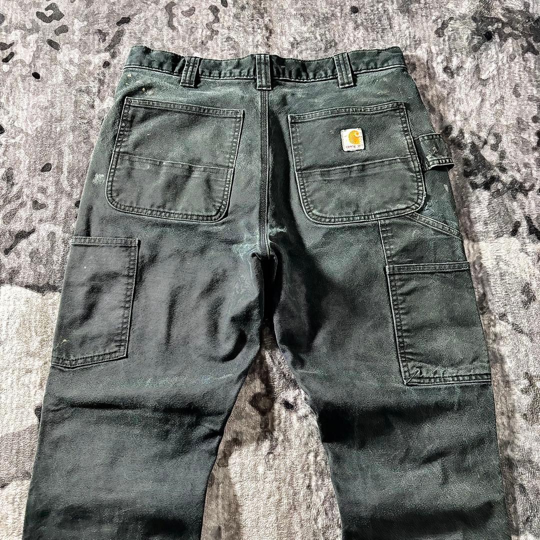 コメ欄セール！一点物 良フェード ダブルニー B134 ダック地 雰囲気系