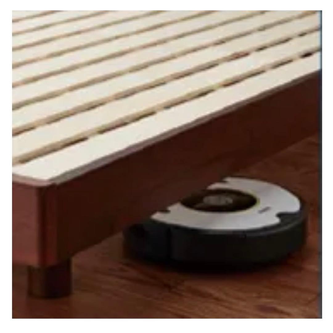 【ka】木製ダブルベッドフレーム コンセント付き