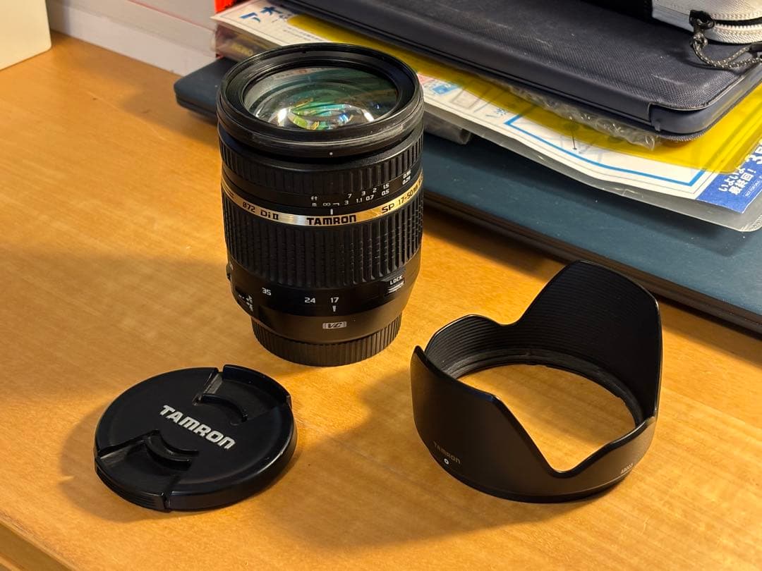 tamron sp 17-50mm f2.8 for canon フード付き
