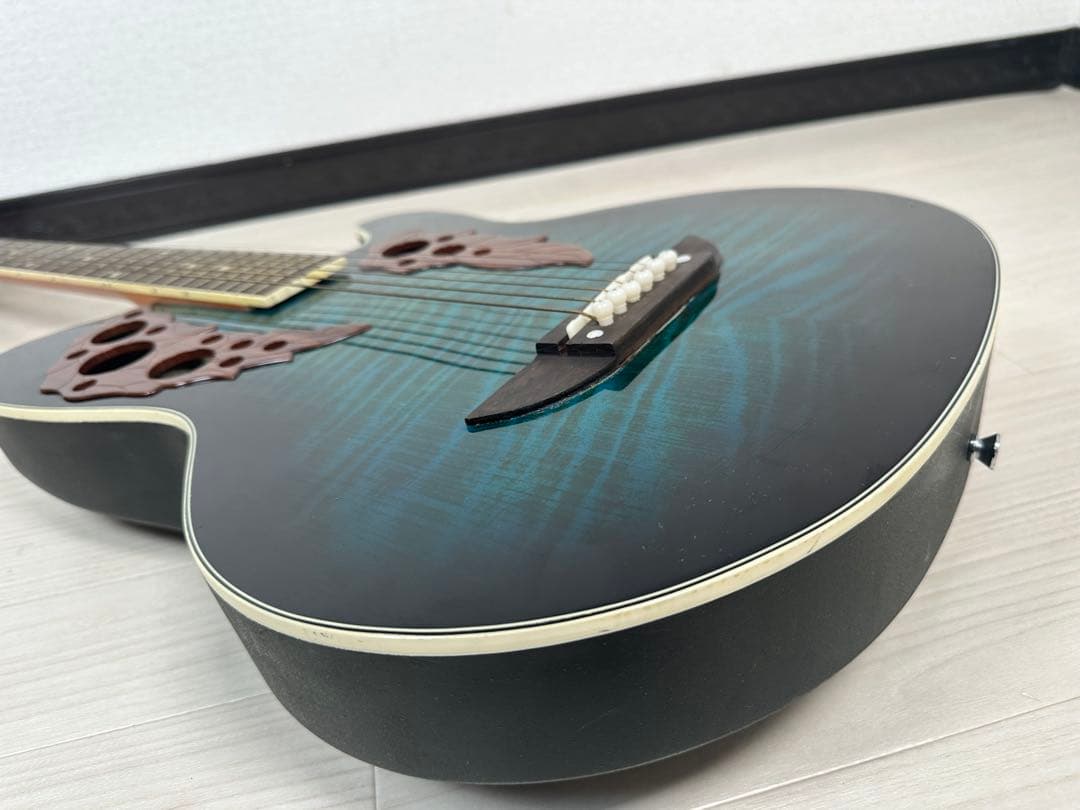 S POWER エスパワー オベーションタイプ アコースティックギター ※31※