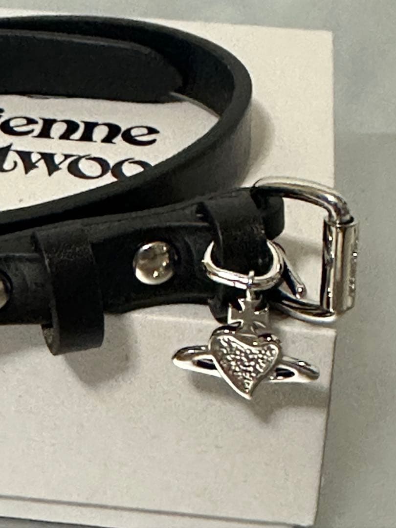 ヴィヴィアンウエストウッド　DIAMANTE HEART チョーカー　ブラック