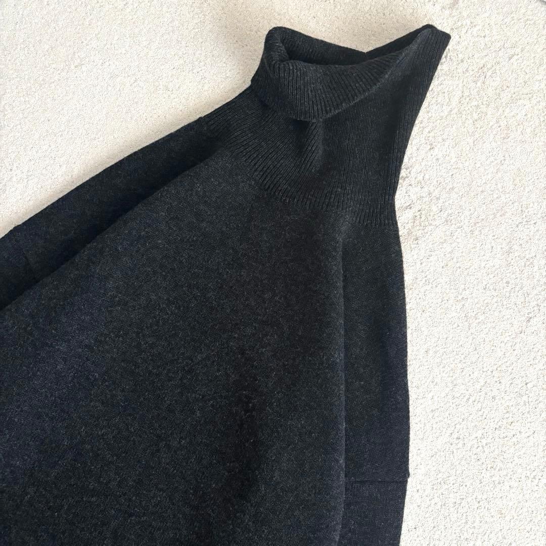 AP STUDIO タートルネックニットワンピース 38 ウール