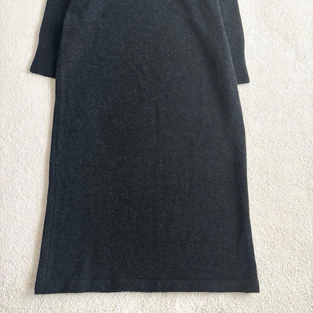 AP STUDIO タートルネックニットワンピース 38 ウール