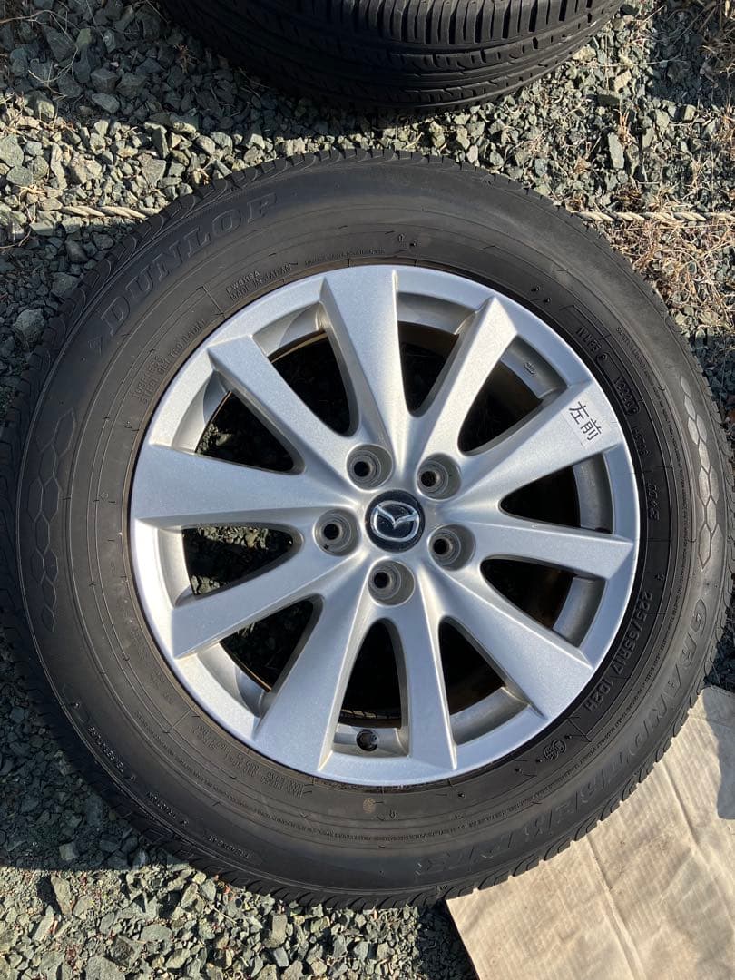マツダ　CX5 タイヤ　純正　ホイール　サマータイヤ　4本　225/65R17