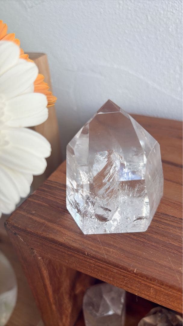 天然石　レムリアン　クオーツ　タワー　水晶　美品