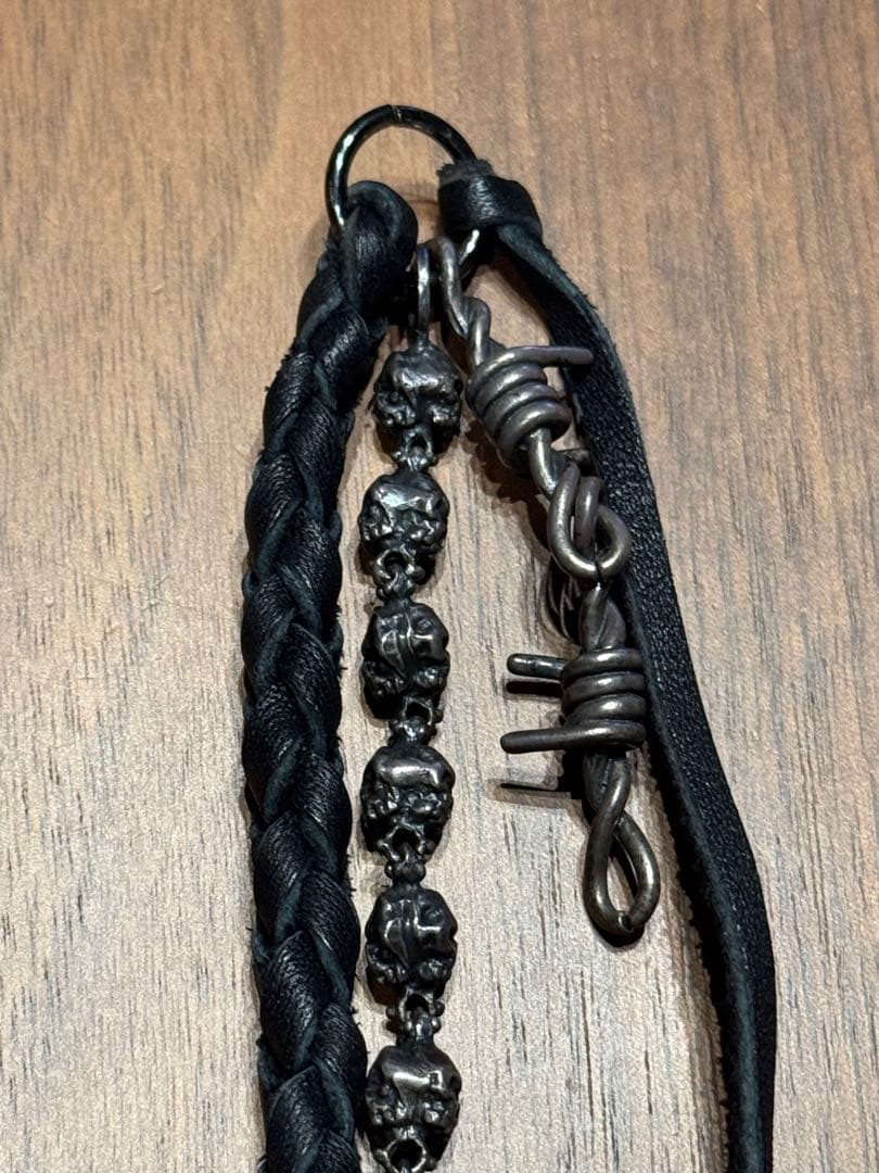 9miles snake レザー シルバー925 チャーム ウォレットハンガー