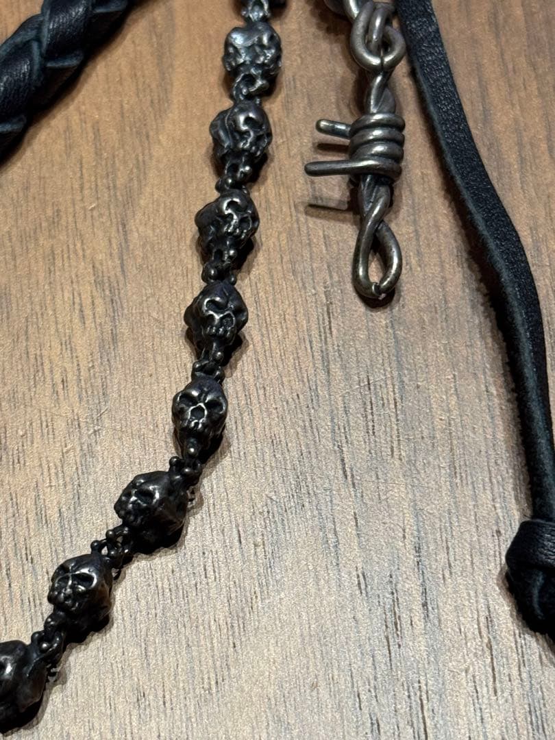 9miles snake レザー シルバー925 チャーム ウォレットハンガー