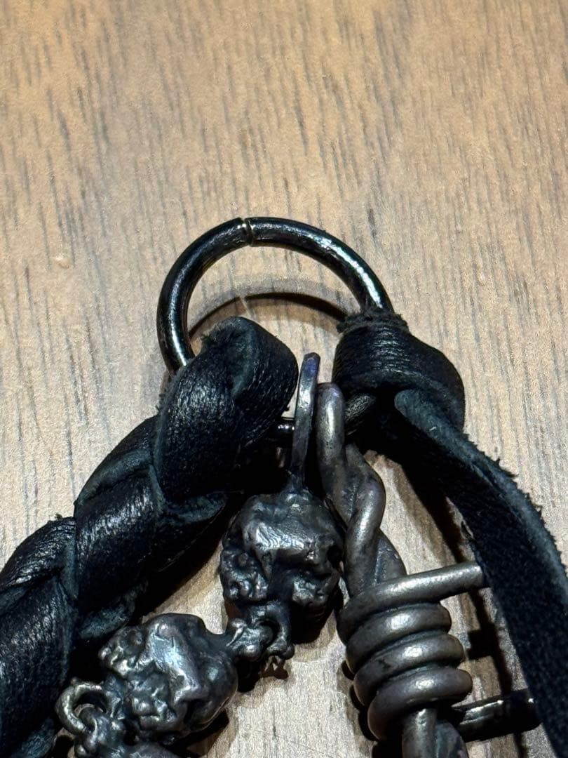 9miles snake レザー シルバー925 チャーム ウォレットハンガー