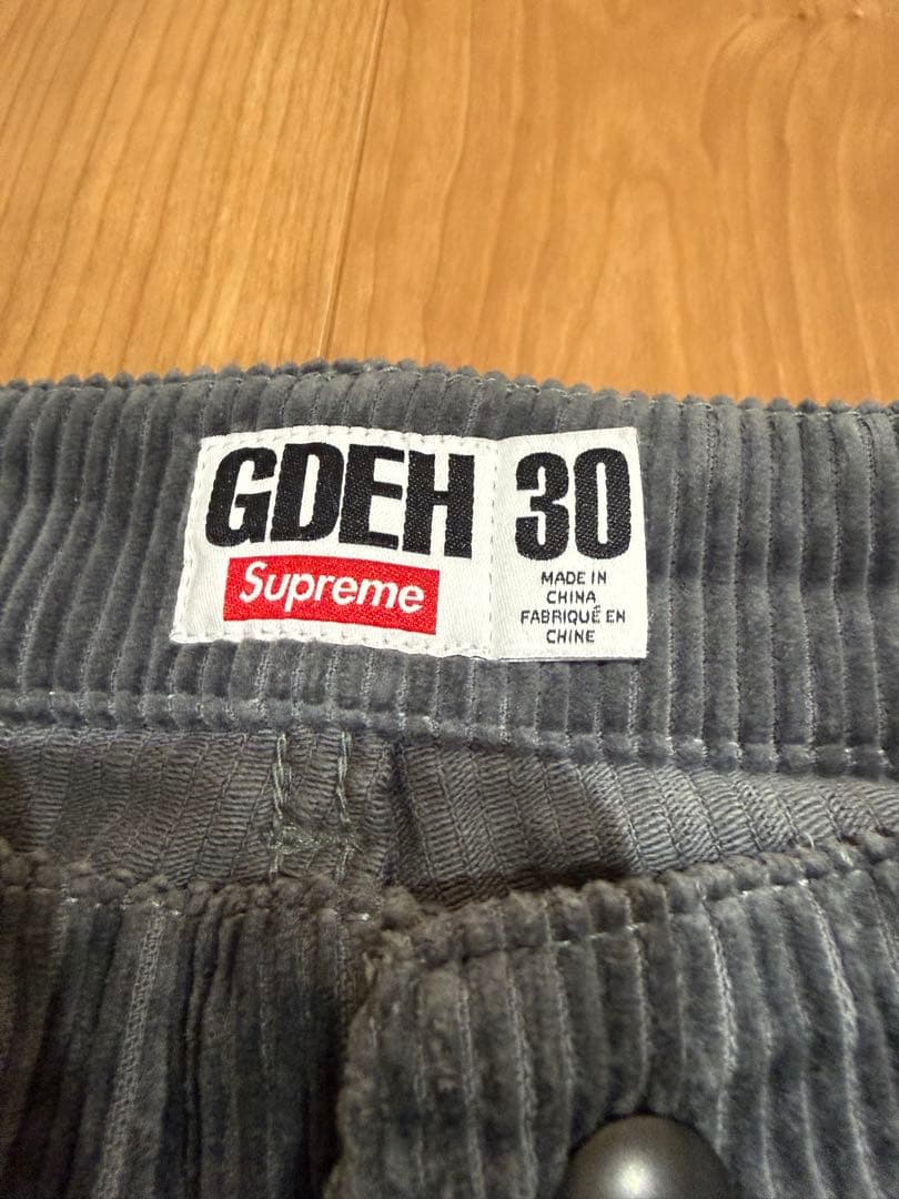 シュプリーム グッドイナフ コーデュロイミリタリーパンツ30