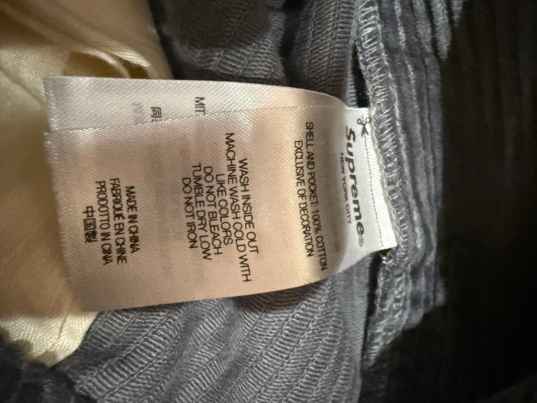 シュプリーム グッドイナフ コーデュロイミリタリーパンツ30