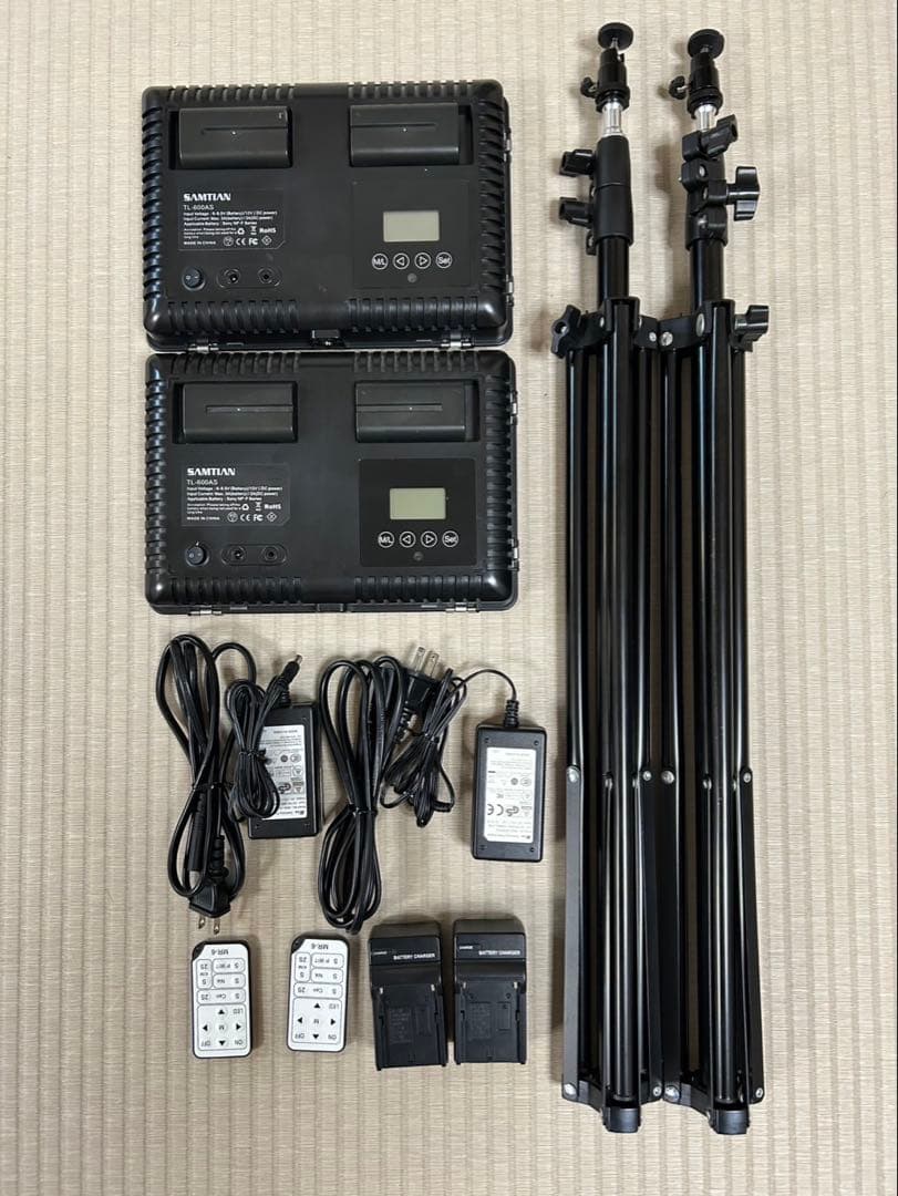 ビデオ・写真用照明 LEDライトキット SAMTIAN TL-600AS