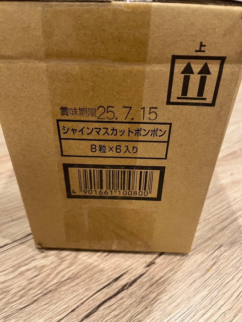 シャインマスカットボンボン 8粒×6袋 1箱