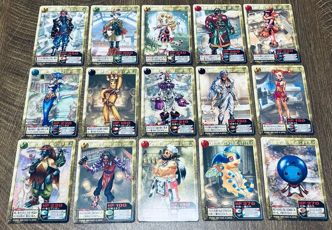 クロノクロス　カードダス　箱出し完品コンプセット