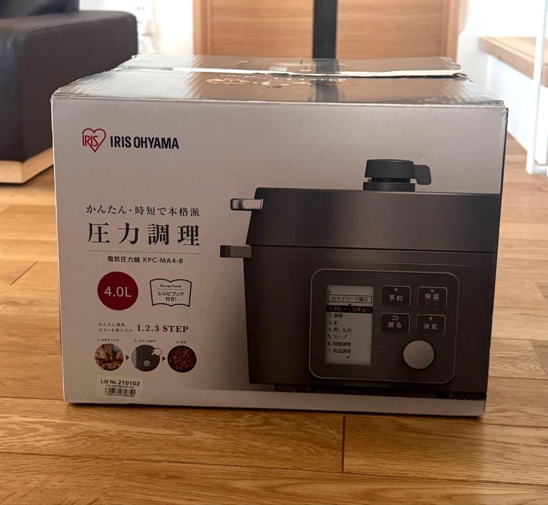 未使用！！【アイリスオーヤマ 電気圧力鍋 2021年製】