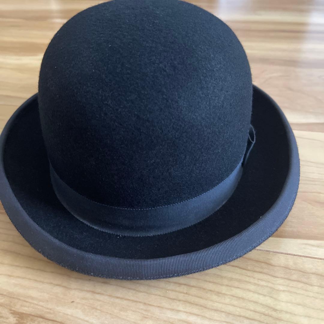 666 ボーラーハット　ブラック /made in England